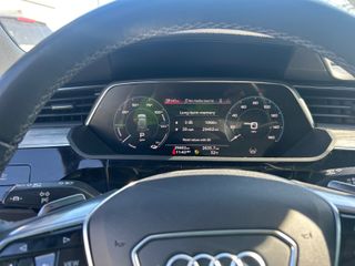 2022 Audi e-tron Premium Plus quattro - Interior Dashboard With Vehicle Running Image